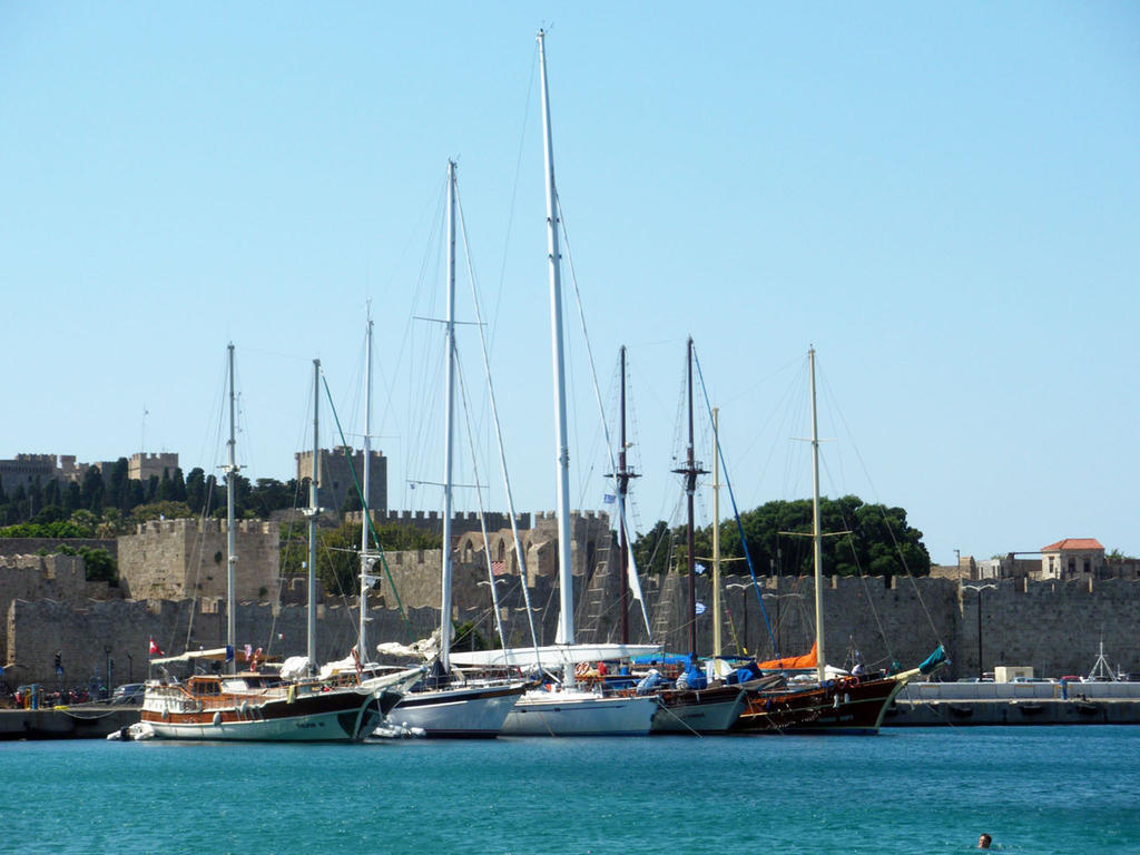 Medieval Inn Rhodes City Exterior photo